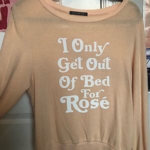 Wildfox peach sweater